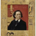 Gustav Klimt Portrait of Josef Pembaur Music Composer 1905 Poster PrintOvly