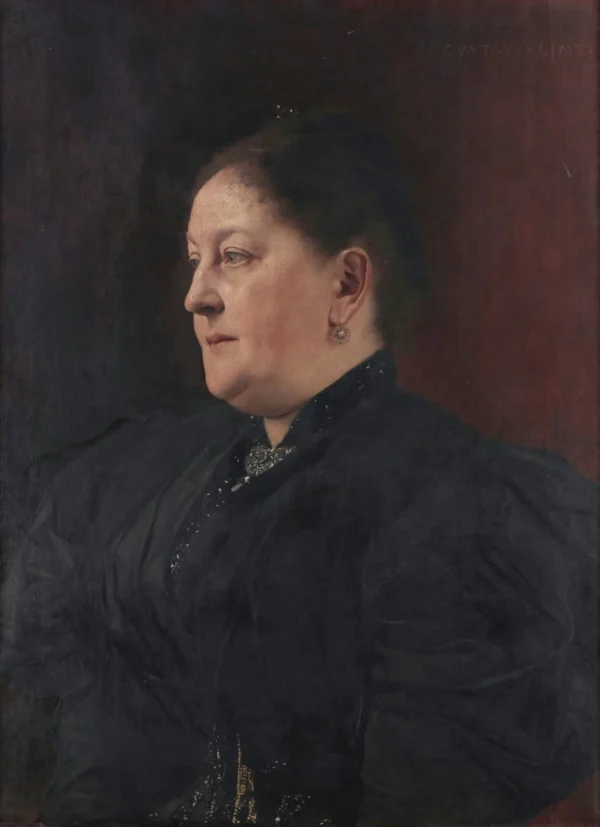 Gustav Klimt Portrait of Mathilde Trau 1905 Poster PrintOvly