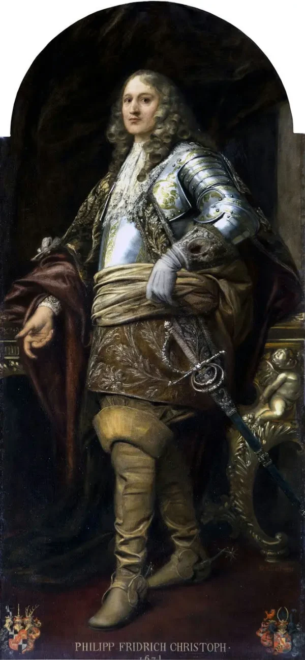 Gustav Klimt Portrait of Philip Friedrich Christoph Count of Hohenzollern 1905 Poster PrintOvly