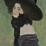 Gustav Klimt Portrait of a Girl 1905 Poster PrintOvly