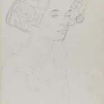 Gustav Klimt Portrait of a Young Woman 1905 Poster PrintOvly