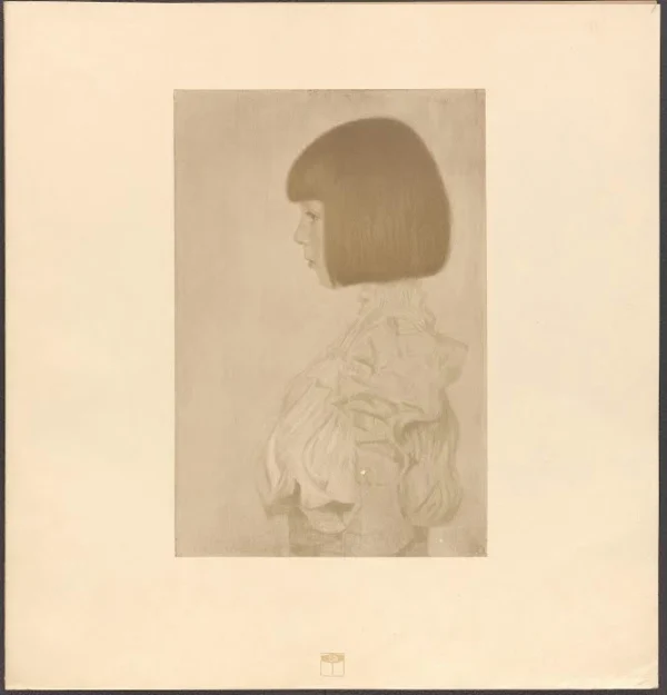 Gustav Klimt Portrait of a Child 1 of Gustav Klimt 1905 Poster PrintOvly
