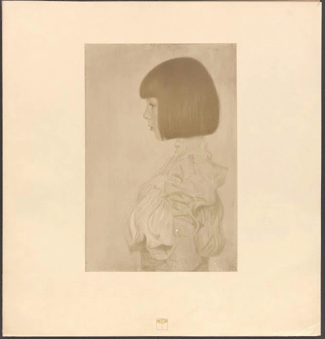 Gustav Klimt - Portrait of a Child 1 of Gustav Klimt Poster 1905 Gustav Klimt Portrait of a Child 1 of Gustav Klimt 1905 Poster PrintOvly