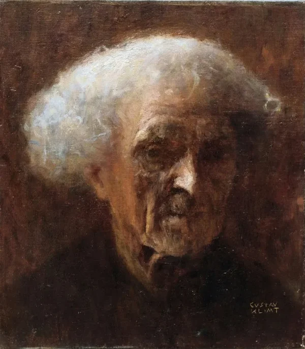Gustav Klimt Portrait of an Old Man (the Blind Man) 1905 Poster PrintOvly