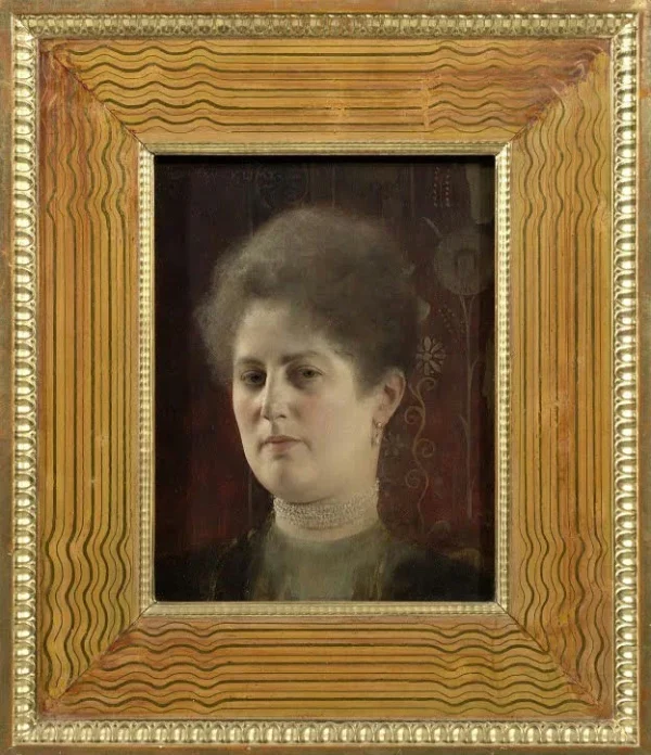 Gustav Klimt Portrait of an Unknown Woman (Frau Heymann ) C 1905 Poster PrintOvly