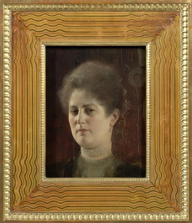 Gustav Klimt - Portrait of an Unknown Woman (Frau Heymann ) C Poster 1905 Gustav Klimt Portrait of an Unknown Woman (Frau Heymann ) C 1905 Poster PrintOvly
