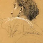 Gustav Klimt Portrait of Women Poster 1905 Wall Art Painting