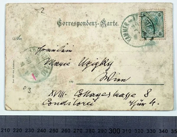 Gustav Klimt Postcard at Lake Attersee to Maria Ucicka in Vienna 29 07 (Postmark) 1905 Poster PrintOvly