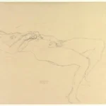 Gustav Klimt Reclining Nude 1905 Poster PrintOvly