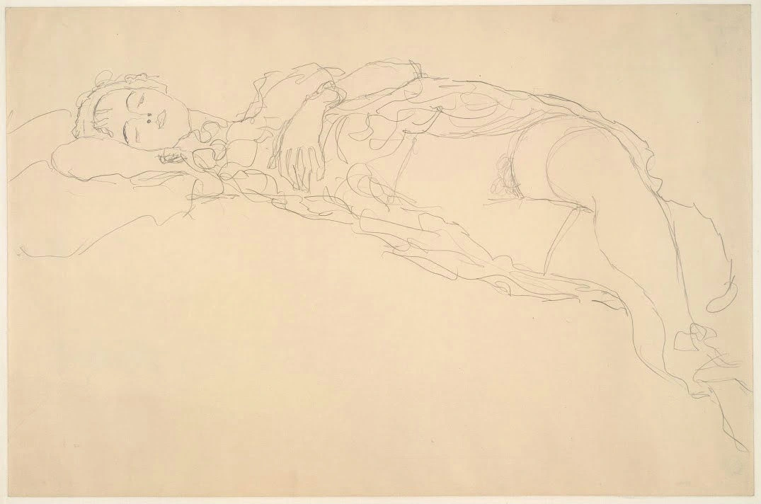 Gustav Klimt - Reclining Nude (1905) Poster Gustav Klimt Reclining Nude (1905) Poster PrintOvly