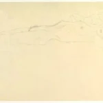 Gustav Klimt Reclining Nude with Outstretched Left Arm 1905 Poster PrintOvly