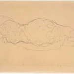 Gustav Klimt Reclining Woman Seen From Behind 1905 Poster PrintOvly