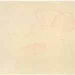 Gustav Klimt Reclining Woman (Study for Water Snakes Ii First Version) 1905 Poster PrintOvly
