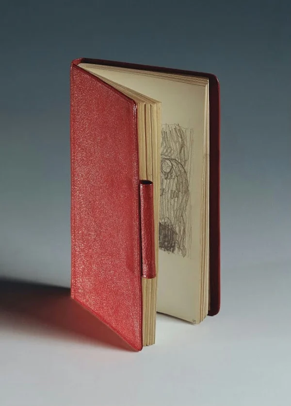 Gustav Klimt Red Sketchbook 1905 Poster PrintOvly