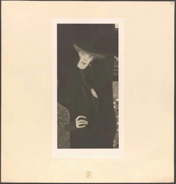 Gustav Klimt Red and Black 14 of Gustav Klimt 1905 Poster PrintOvly