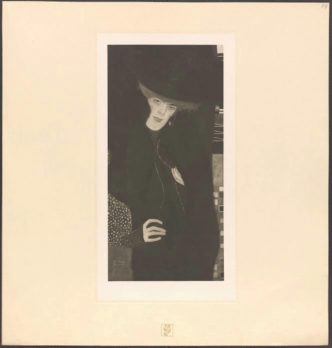 Gustav Klimt - Red and Black 14 of Gustav Klimt Poster 1905 Gustav Klimt Red and Black 14 of Gustav Klimt 1905 Poster PrintOvly