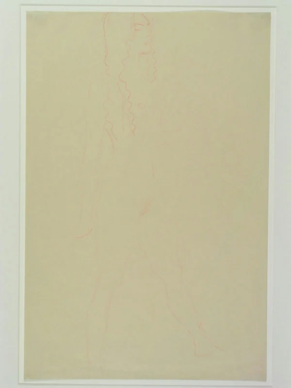 Gustav Klimt Schreitende Undatiert 1905 Poster PrintOvly