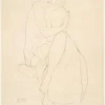 Gustav Klimt Seated Nude 1905 Poster PrintOvly