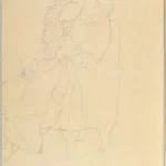 Gustav Klimt Seated Woman Facing Left (Study for the Portrait Paula Zuckerkandl) 1905 Poster PrintOvly