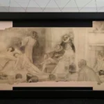 Gustav Klimt Shakespeare S Globe Theatre Full Scale Sketch Called Cartoon by 1905 Poster PrintOvly