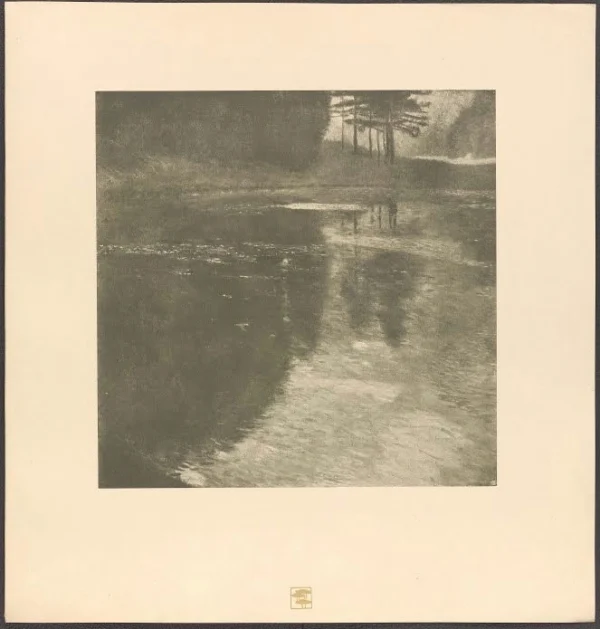 Gustav Klimt Silent Pond 21 of Gustav Klimt 1905 Poster PrintOvly