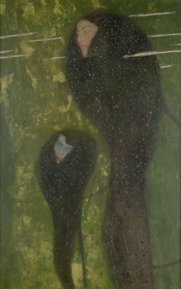 Gustav Klimt Silver Fish (Nymphs) C 1905 Poster PrintOvly