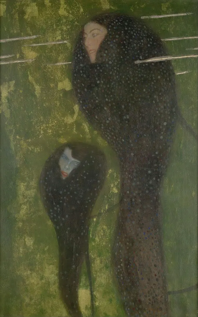 Gustav Klimt - Silver Fish (Nymphs) C Poster 1905 Gustav Klimt Silver Fish (Nymphs) C 1905 Poster PrintOvly