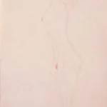 Gustav Klimt Standing Nude Woman in Profile to the Left 1905 Poster PrintOvly