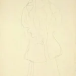 Gustav Klimt Standing Woman (Study for the Portrait Friederike Maria Beer) 1905 Poster PrintOvly