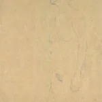 Gustav Klimt Standing Woman in Profile (Study for the Three Ages of Woman) 1905 Poster PrintOvly