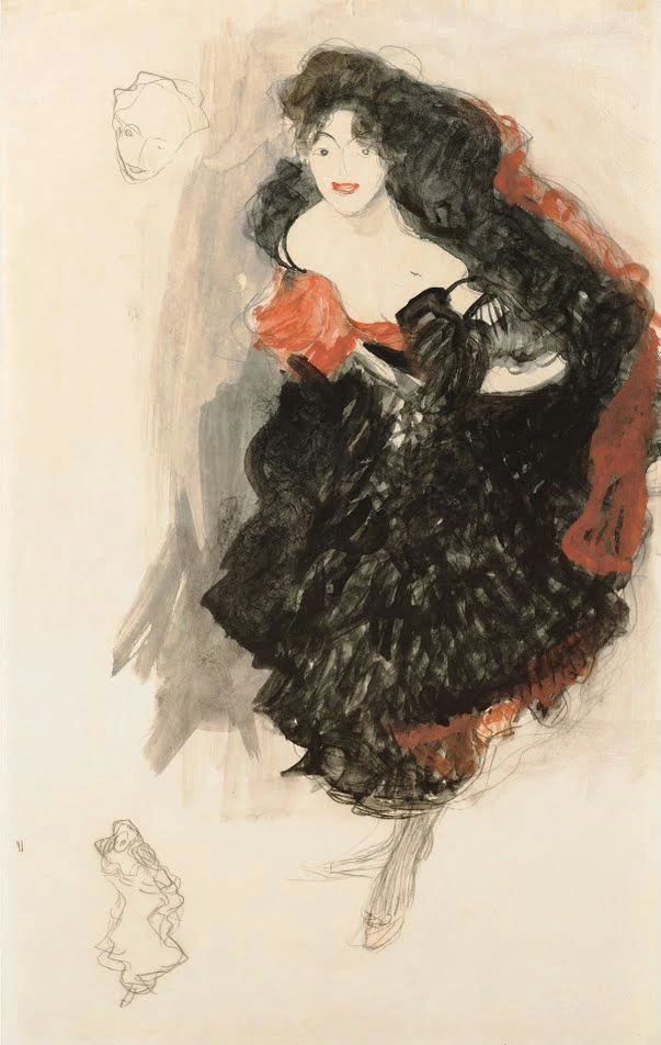 Gustav Klimt - Study for Judith Ii C Poster 1905 Gustav Klimt Study for Judith Ii C 1905 Poster PrintOvly