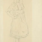 Gustav Klimt Study for a Portrait of a Girl 1905 Poster PrintOvly