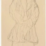 Gustav Klimt Study for the Portrait of Friederike Maria Beer Monti 1905 Poster PrintOvly