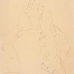 Gustav Klimt Study for the Portrait of Amalie Zuckerkandl 1905 Poster PrintOvly