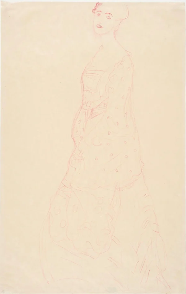 Gustav Klimt Study for the Portrait of Margarethe Stonborough Wittgenstein 1905 Poster PrintOvly