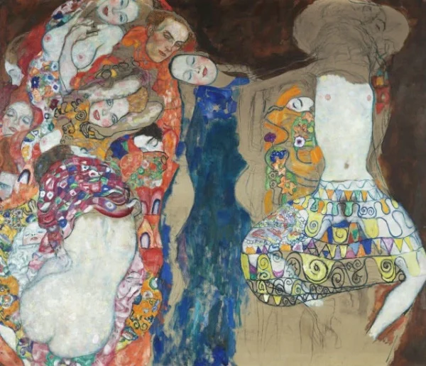 Gustav Klimt The Bride (unfinished) 1905 Poster PrintOvly