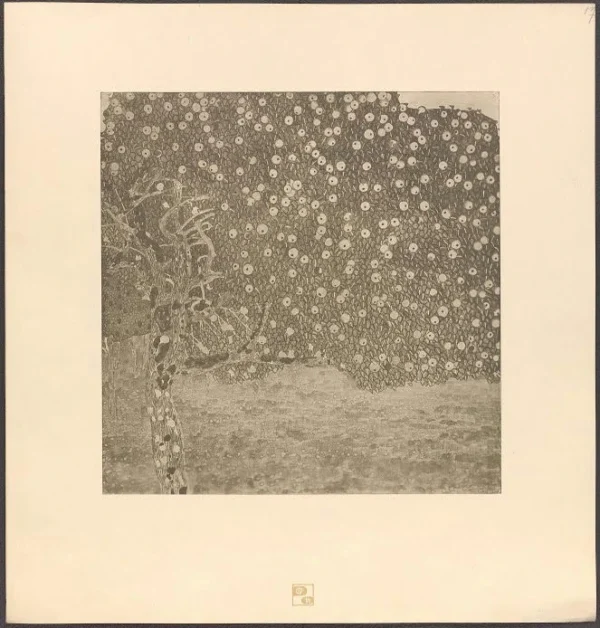 Gustav Klimt The Golden Apple Tree 17 of Gustav Klimt 1905 Poster PrintOvly