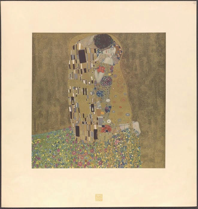 Gustav Klimt - The Kiss 41 of Gustav Klimt Poster 1905 Gustav Klimt The Kiss 41 of Gustav Klimt 1905 Poster PrintOvly