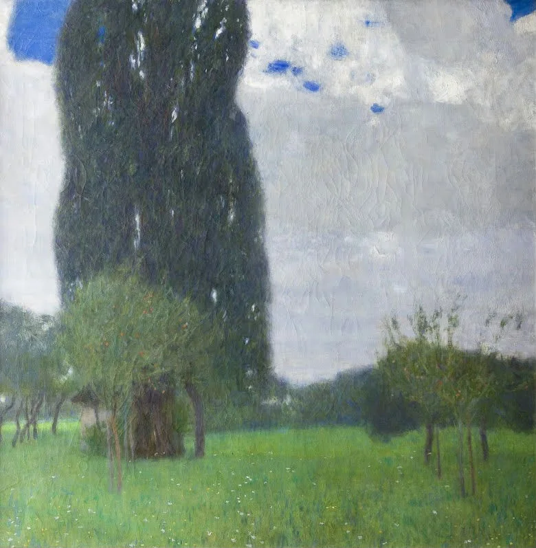Gustav Klimt - The Large Poplar I Poster 1905 Gustav Klimt The Large Poplar I 1905 Poster PrintOvly