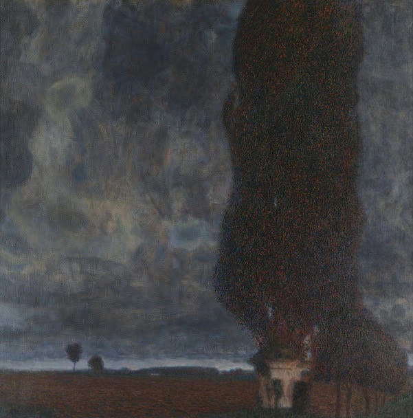 Gustav Klimt - The Large Poplar Ii (Gathering Storm) Poster 1905 Gustav Klimt The Large Poplar Ii (Gathering Storm) 1905 Poster PrintOvly