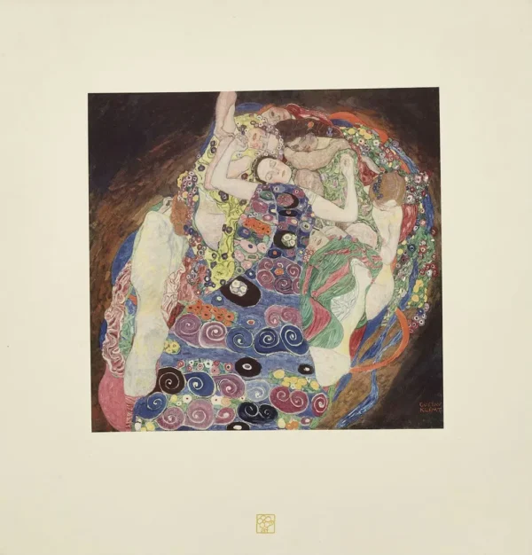 Gustav Klimt The Virgin Print From the of Gustav Klimt Ed by the Art Publisher Hugo Heller 1905 Poster PrintOvly