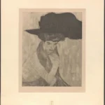 Gustav Klimt The Black Feather Hat 31 of Gustav Klimt Poster 1905 Wall Art Painting
