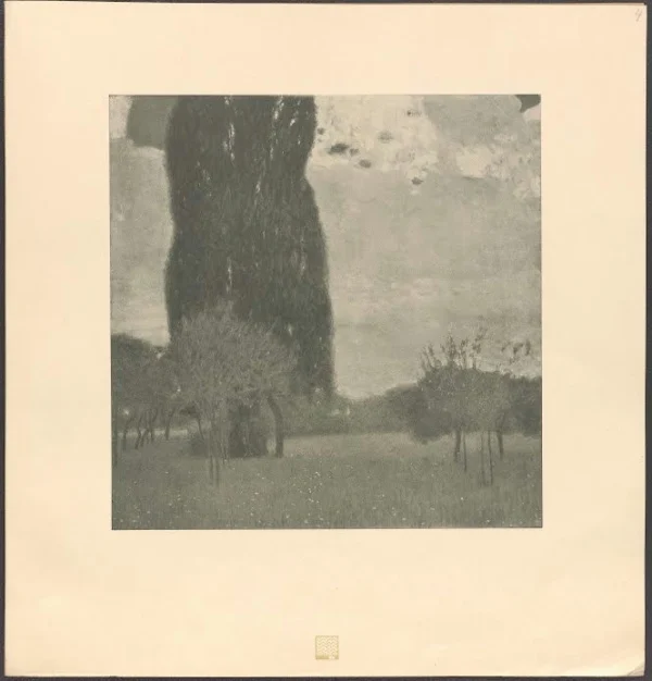 Gustav Klimt The High Poplar 4 of Gustav Klimt 1905 Poster PrintOvly