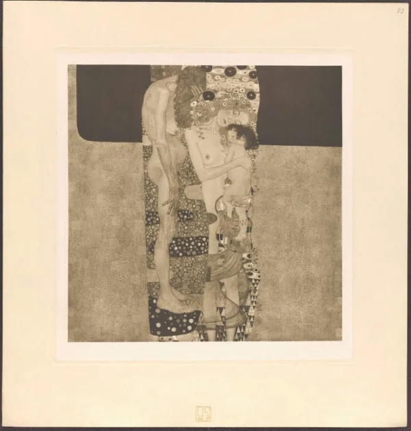 Gustav Klimt The Three Ages According to Gustav Klimt 33 of Gustav Klimt 1905 Poster PrintOvly