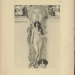 Gustav Klimt Sculptur 58 From Allegorien Neue Folge Edited by Martin Gerlach 18951900 1905 Poster PrintOvly