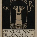 Gustav Klimt Gusttav Klimt Ex Libris (bookplate) Vereinigung Bildender Künstler Österreichs Secession 1905 Poster PrintOvly