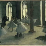 Edgar Degas La Répétition au Foyer de la Danse 180 1872 Poster PrintOvly