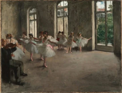 Edgar Degas The Rehearsal 1873 Poster PrintOvly