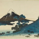Katsushika Hokusai Inume Pass in Kai Province From the Thirty Six Views of Mt Fuji Poster 1830–1832 Wall Art Painting