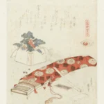 Katsushika Hokusai Katsushika Akoya Schelp Poster 1821 Wall Art Painting